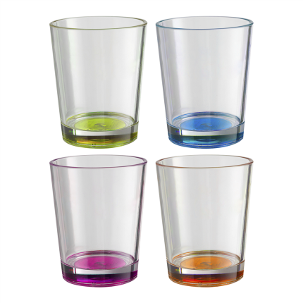 Brunner Multicolor glas 30 cl set (4dlg)
