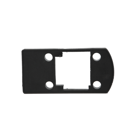 Gimeg deurslot onderlegplaat 10mm zwart (1 stuk)