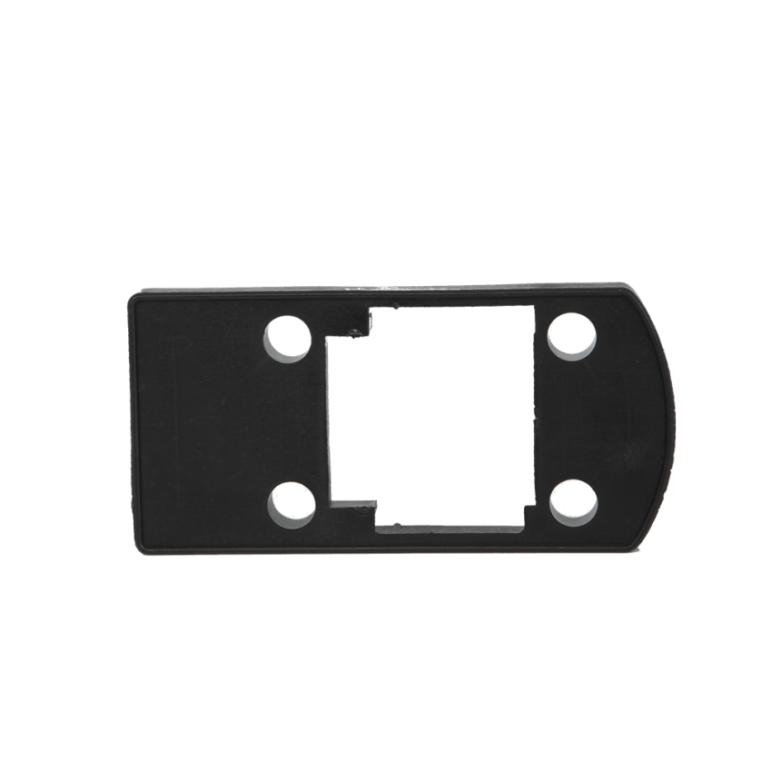 Gimeg deurslot onderlegplaat 10mm zwart (1 stuk)