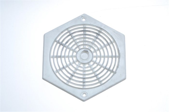 Opbouw ventilatierooster wit 60-70mm 4 stuks