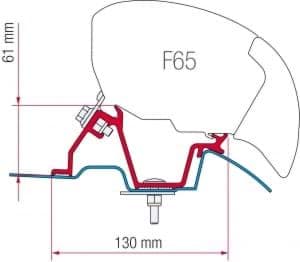 Fiamma KIT F80 MERCEDES SPRINTER/VW CRAFTER HIGH ROOF