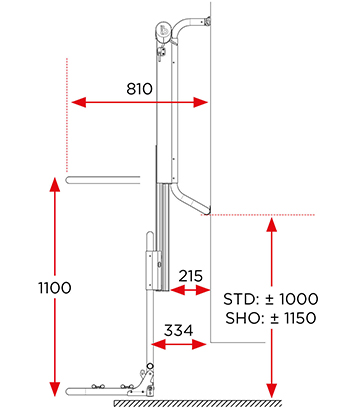 Bike lift Rail Br-systems