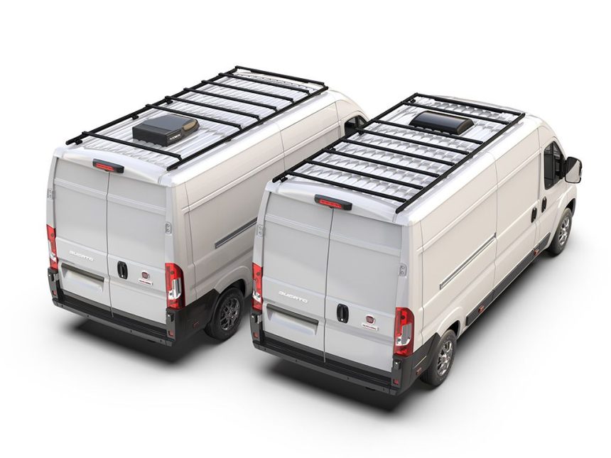 FIAT DUCATO (L4H2/159" WB/HIGH ROOF) (2014-CURRENT) SLIMPRO VAN RACK KIT - BY FRONT RUNNER