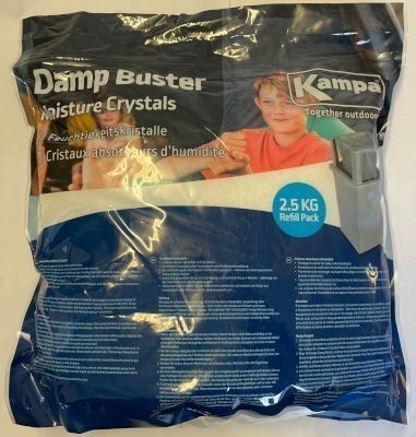 Kampa moisture crystals 2.5 kg refill pack